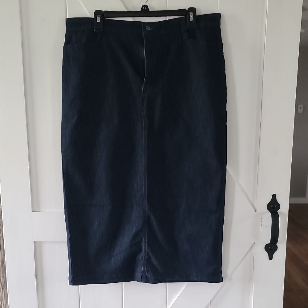 Riders By Lee Dark BlueDenim Skirt